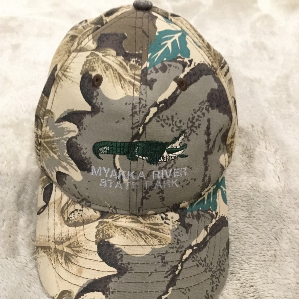 Youth camo baseball cap